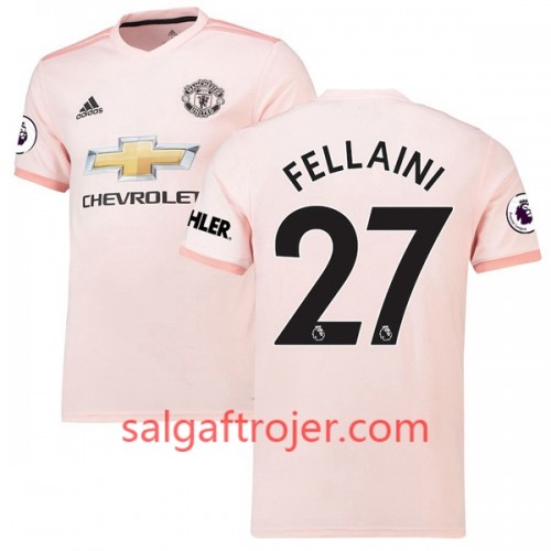 Manchester United Fodboldtrøjer Fellaini 27 Udebanesæt 2018/19 Kort ærmer Manchester United Fodboldtrøjer Fellaini 27 Udebanesæt 2018/19 Kort ærmer